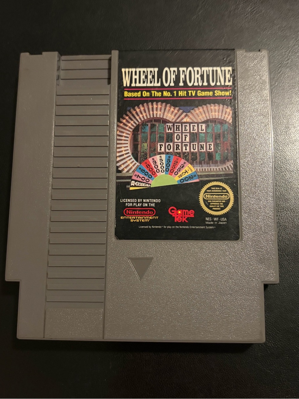 Wheel of Fortune NES Nintendo Vintage Video Game Console Toys